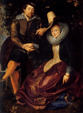 Autorretrato con Isabella Brant Barroco Peter Paul Rubens Pinturas al óleo
